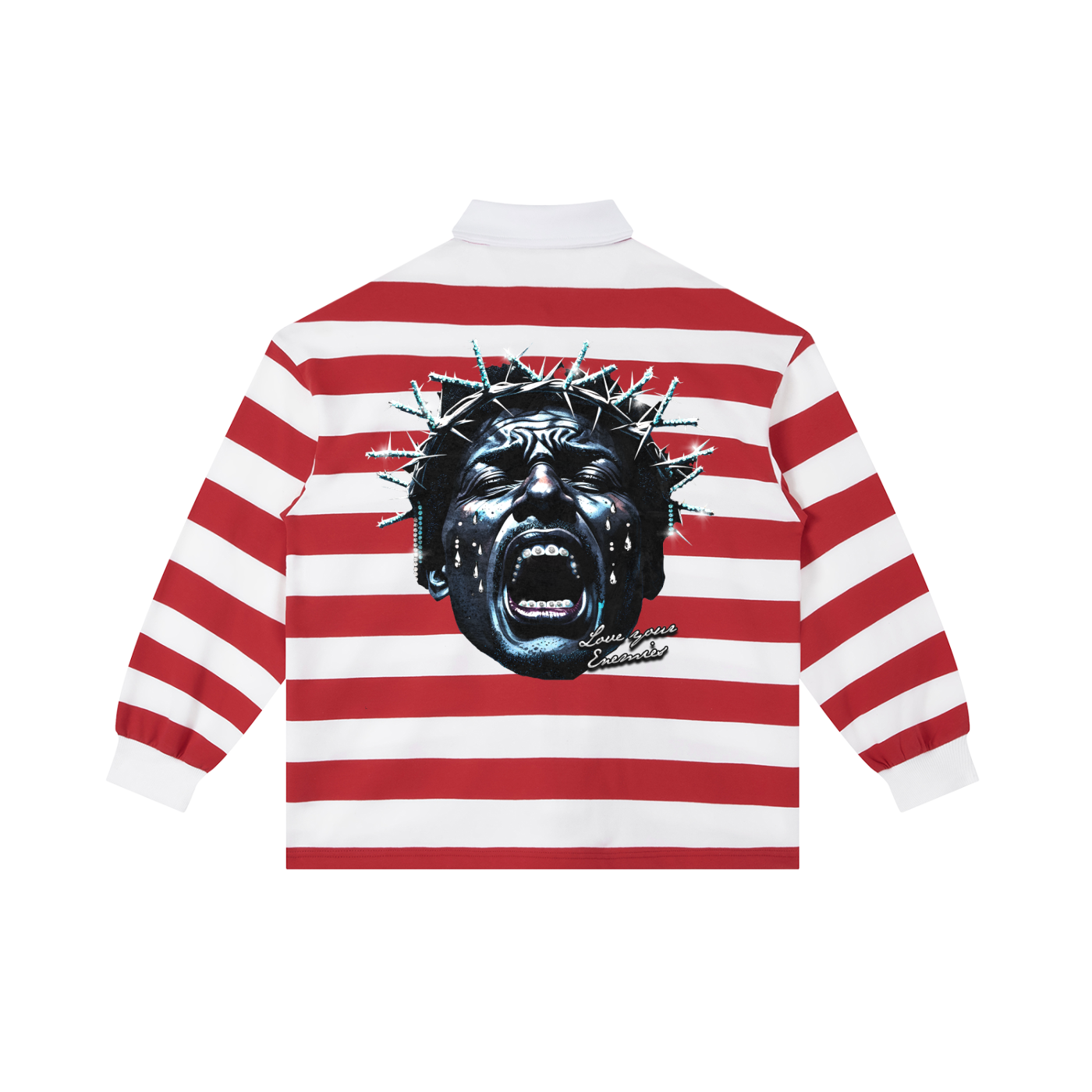 Color Block Stripe Polo Shirt