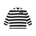 Color Block Stripe Polo Shirt